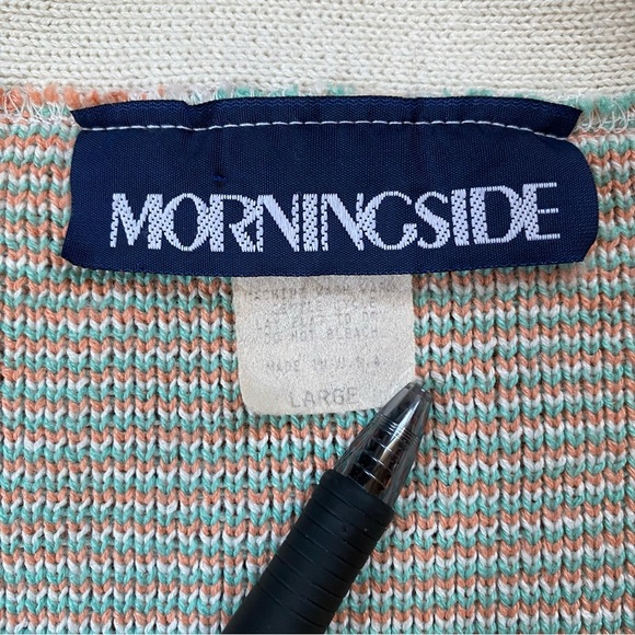 Vintage 80s Morningside Argyle Cardigan - Picture 2 of 4